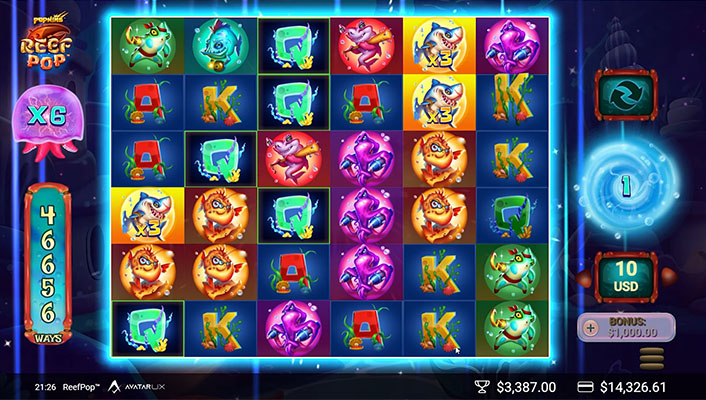 Игровой автомат ReefPop Игровой автомат ReefPop